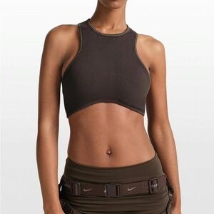 Nike skims ribbed seamless racer front bra